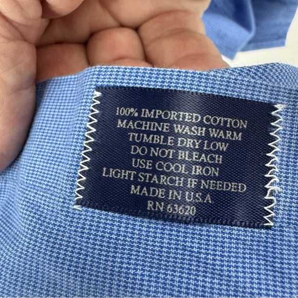 Burberry Blue Casual Button Down Shirt - Picture 7 of 8